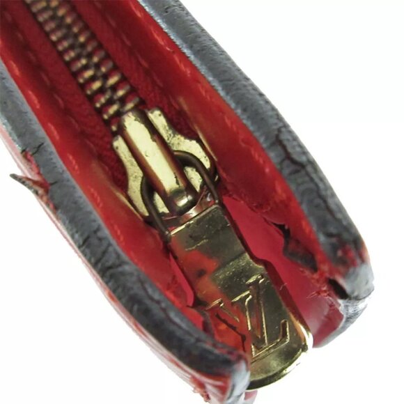 LOUIS VUITTON Epi Saint JacquesHandbag Red Epi Leather - Picture 7 of 12